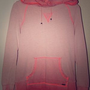 ROXY Pink Fade Hoodie Size S